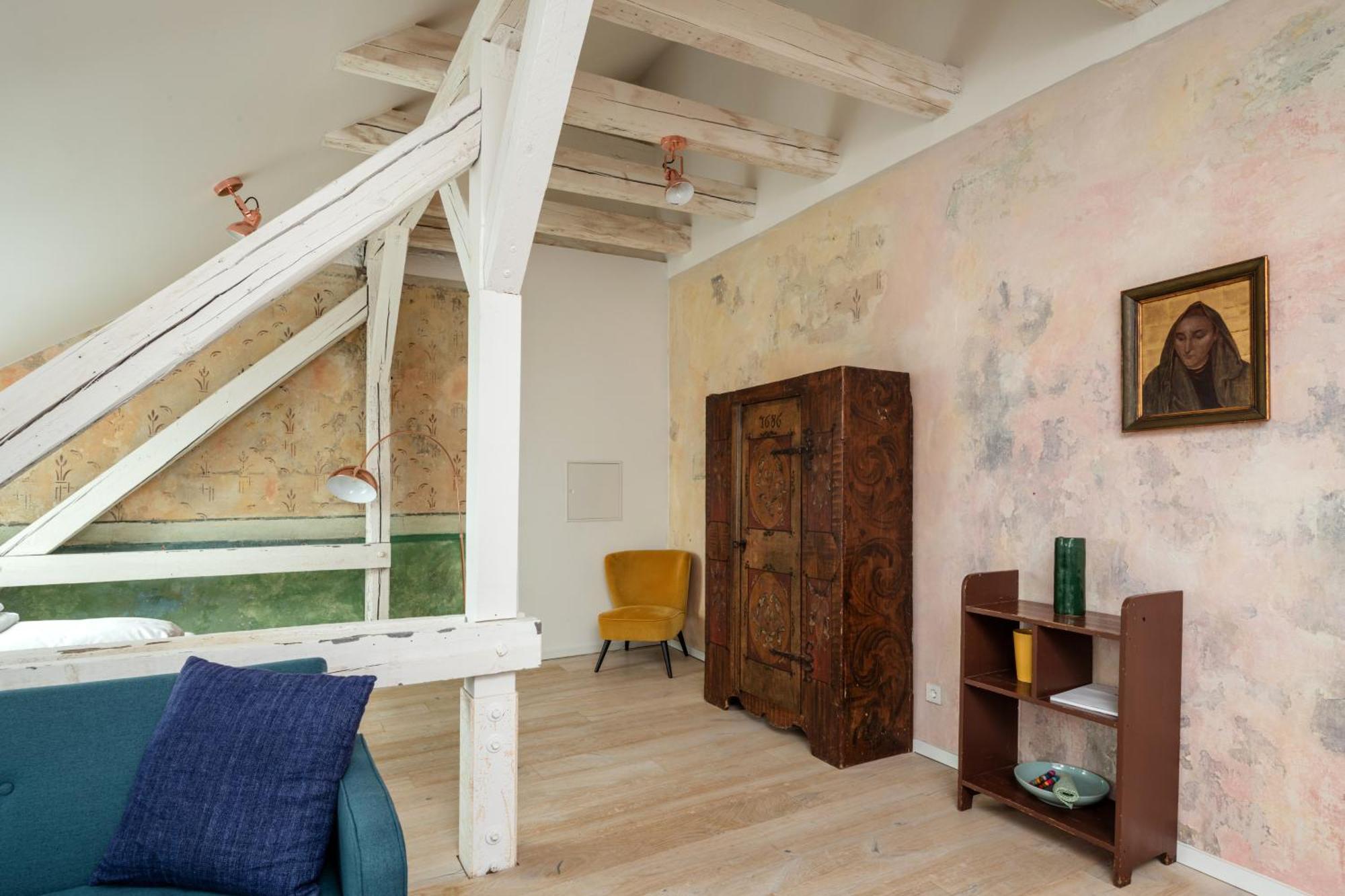 Kuenstlerzimmer Im Kulturhaus Haeselburg Gera Pokój zdjęcie